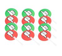 FUNOMOCYA 12 pezzi Palette Voto Riutilizzabili Sì No per Aula Interattiva Tavole Votazione True False Didattici per Studenti e Partecipazione in Classe
