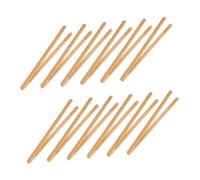 FUNOMOCYA 12 Pinze Montessori in Bambù per Strumenti Educativi per Motricità Fine Pinzette Sensoriale Sviluppo Coordinazione Occhio Mano Riutilizzabili e Sostenibili