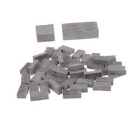 FUNOMOCYA 120 pezzi Mattoncini Miniatura in Argilla per Diorama e Giardino Fatato Mattoni Simulati per Decorazioni Micro Paesaggio Mattoncini per Modellismo e Tavolo Sabbia Facili da Usare