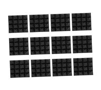 FUNOMOCYA 12pezzi Pannelli Fonoassorbenti Da Parete Per Isolamento Acustico Pannelli Fonoisolanti Per Ridurre Rumore e Migliorare La Registrazione