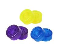 FUNOMOCYA 12pezzi Punta per Pedale per Effetto Chitarra Tappo per Pedale di Tappi per Chitarra in Plastica Colorata Superficie Antiscivolo per Protezione Colore Casuale