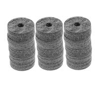 FUNOMOCYA 15 Pezzi Panno in Lana per Piatti Batteria Tampone Antivibrazione per Supporto Piatti Riduzione Rumore Accessori per Batteristi