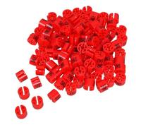 FUNOMOCYA 150 Pezzi Etichette Appendini in Plastica Rosse Marker Promozionali per Appendiabiti Tag per Resistenti e Versatili per Gestione Scorte Negozio