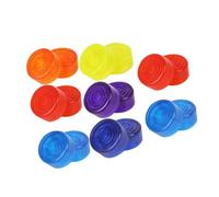 FUNOMOCYA 16 pezzi Pedal Cap per Chitarra Antiscivolo Copertura Colorata Protettiva per Effetto Superficie Allargata per Maggiore Controllo Accessori Miscelati per Pedaliera