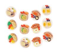 FUNOMOCYA 18 pollici Modelli Cibo Miniatura per Casa delle Bambole Decorazione Realistica Snack e Dolci Accessori Mini Artigianali per Fotografia e Gioco