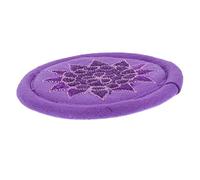 FUNOMOCYA 1pezzi Cuscino Per Ciotola Tibetana Ricamato Decorativo Per Meditazione Ciotola Sonora Resistente e Duraturo Media Casual