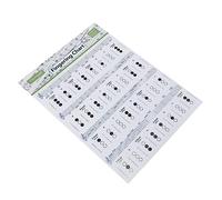 FUNOMOCYA 1pezzi Titolo Poster Di Riferimento Per Accordi Di Tromba Diagramma Per Principianti Facile Da Leggere e Imparare Rivestita