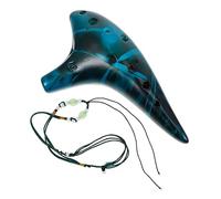 FUNOMOCYA 1set Ocarina Blu Strumento Per Principianti Facile e Portatile Per Apprendimento