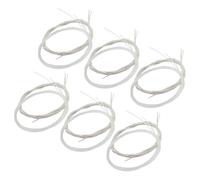 FUNOMOCYA 2 Impostati Corde per Chitarra Classica in Nylon Trasparente con Estremità Nodo Tensione Media Toni Caldi e Luminosi Resistenti e Confortevoli per Principianti e Stili Flamenco
