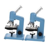 FUNOMOCYA 2 Microscopio Miniatura Blu per Kit da Te Portatile per Strumenti Miniatura Attività per Casa delle