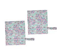 FUNOMOCYA 2 Pannolini Riutilizzabile con Zip Appendibile per Pannolini Organizzatore Pratico per Facile Lavare e Trasportare per Carrozzine e Spazi Ridotti