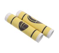 FUNOMOCYA 2 Pezzi Adesivo Pavimento in PVC Giallo per Segnare Tiro delle Freccette, Resistente all'Acqua, per Casa e Bar Come Accessorio Gioco
