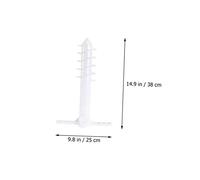 FUNOMOCYA 2 Pezzi Ancoraggi per Ombrellone da Spiaggia in ABS Resistente Base Vite Portatile per e Sciolto Stabilizzatori Antivento per Ombrelloni da Sole e Patio