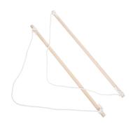 FUNOMOCYA 2 pezzi Asta per Bandiera da Giardino in Legno con Supporto Regolabile per Esterni Resistente alle Intemperie per Bandiere Fino di Facile da Montare e Sostituire per Decorazioni