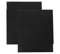 FUNOMOCYA 2 Pezzi Divisori per Banchi di Classe in Plastica Nero Pannelli a Tre Lati per Isolamento e Facile da Pulire, per Scrivanie di Ufficio e Tavoli Studio