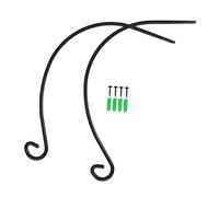 FUNOMOCYA 2 Pezzi Ganci da Parete per Piante Staffe Antiruggine per Appendere Cesti Lanterna Mangiatoia Uccelli Campanelli Eolici per Giardino Esterno Supporti Resistenti e Multiuso