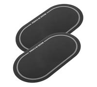 FUNOMOCYA 2 Pezzi Patch Protezione per Pelle Batteria in Pet Rinforzato per Estendere la Durata del Drumhead e Proteggere la Pelle del Bass Drum, per Jam Session e Performance