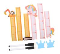 FUNOMOCYA 2 Pezzi Righello Murale con Design Animale per Decorazione Cameretta e Infante