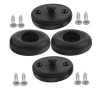 FUNOMOCYA 2 Set Fibbia di Giunzione per Muta da Sub Sgancio Rapido Nero | Plastica e Acciaio Inossidabile, per Muta in Neoprene e Abbigliamento Subacqueo, Due Pezzi