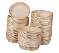 FUNOMOCYA 200pezzi Mini Teglie Per Crostate Antiaderente Per Dessert Per Muffin e Quiche Per e Buffet