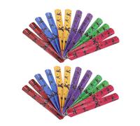 FUNOMOCYA 24 Braccialetti Slap Halloween per Colorati PVC Sicuri Gioco Interattivo per Feste Scuola e