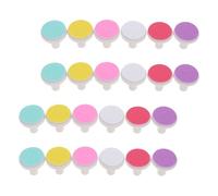 FUNOMOCYA 24 Pezzi Testine di Ricambio per Lima Unghie Elettrica, Dischetti Lucidanti Rotondi per Tagliaunghie, Accessori Compatti per Cura Unghie Ragazzo Ragazza e Viaggi