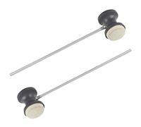 FUNOMOCYA 2pezzi Accessori Per Batteria Di Battenti Per Pedale Di Grancassa Acciaio Inossidabile Ricambi Per Strumenti Percussivi Design Elegante e Resistente Per Musicisti Di Tutti