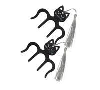 FUNOMOCYA 2pezzi Clip Per Spartiti Musicali Design Cat Cartoons Porta Spartiti Per Pianoforte e Strumenti Per Tenere Le Pagine Aperte Durante La Lettura