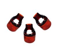 FUNOMOCYA 3 Pezzi Bocchino Per Flauto in Plastica 23mm Aiuto Per Flauto Compatibile 6 e 8 Fori Bocchini Per Ausilio Al Soffio Compatto e Portatile Per Principianti e Professionisti