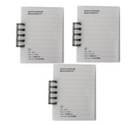 FUNOMOCYA 3 Pezzi Quaderno Tascabile per Parole Inglesi, Portatile | Carta e Ferro, Design Essenziale, Pratico in Uso, per Appunti Viaggio e Liste Quotidiane