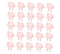 FUNOMOCYA 30 Coperture per Prese Elettriche per Bambini in Pp Rosa, Protezione Contro le Scosse Elettriche e Sicurezza per Casa, Design Decorativo e Funzionale per Genitori e Bambini