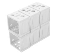 FUNOMOCYA 30 Pezzi Supporti per Binari Tende in Abs Bianco Staffe Montaggio Fisse per Binari Tende da ed Facili da Installare Resistenti e