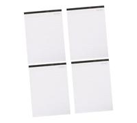 FUNOMOCYA 4 pezzi Blocco Note Strappabile Memo Pad Quadernino per Lavoro Scuola e Ufficio Adatto per Appunti e Organizzazione Personale