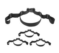 FUNOMOCYA 4 Pezzi Cinghie di Sicurezza per Seggiolino Bebè Regolabili e Leggere per Passeggino e Seggiolone Facili da Pulire e Portatili per Viaggi Pasti e Uscite Quotidiane