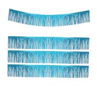 FUNOMOCYA 4 pezzi Gonna da Frangia per Decorazioni Feste Compleanni e Matrimonio Skirt Tinsel per e Decorazioni Festive