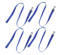 FUNOMOCYA 4 pezzi Guinzaglio Sicurezza con Gancio Corda Resistente per Nidi e Scuole Materne Anti-smarrimento Blu Intenso Facile da Fissare Polso o Zaino