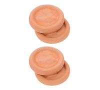 FUNOMOCYA 4 Pezzi Pietre Riscaldanti in Terracotta per Pane Isolamento Termico per Cestini e Contenitori Mantenimento Uniforme Temperatura per Pane Tortillas e Dolci per Uso in Cucina e