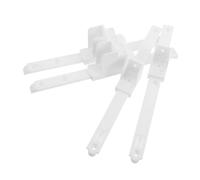 FUNOMOCYA 4 Pezzi Sollevatore Sponda Letto Ferramenta Per Sponde Del Letto Staffe Del Telaio Staffa Connettore Per Mobili White