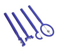 FUNOMOCYA 4 Pezzi Strumento in Pp e Acciaio Inox di Allenamento per Punta della Lingua per Design Ergonomico Migliora la Pronuncia e Favorisce la Riabilitazione Linguistica