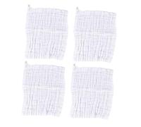 FUNOMOCYA 4pezzi Mussola Cotone Sei Strati Asciugamano in Garza Per Ragazzo Ragazza Ragazza Lavabile