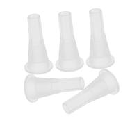 FUNOMOCYA 5 Pezzi Cannucce Silicone Trasparenti con Beccucci per Borracce Accessori Riutilizzabili per Sportivi e Bottiglie Compatibili con Varie Tazze e Borracce
