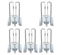 FUNOMOCYA 5 Pezzi Clip in Metallo per Cassetto Contanti, Fermasoldi Resistente per Registratore di Cassa, Organizzazione Sicura del Denaro in Ufficio o Negozio