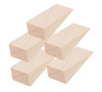 FUNOMOCYA 5 Pezzi Fermaporta in Triangolare Antiscivolo Cunei Resistenti per Porte Casa e Ufficio Blocca Porte su Moquette Piastrelle e Sicurezza e Animali Dimensione S