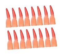 FUNOMOCYA 50 Dita Finte Realistici per Halloween con Unghie Lunghe Accessori in Plastica per Travestimenti Scherzi e Cosplay Copertura Dita per Performance Teatrali e Feste Tema