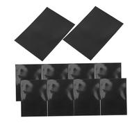 FUNOMOCYA 50 pezzi Bustine Protettive per Carte da Gioco Nero Opaco per Baseball e Carte Collezionabili Sleeve e Resistente per Protezione e Trasporto
