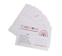 FUNOMOCYA 50 Pezzi Carte Mail Insegnante Incentive Colorate per Scuola Resistente con Messaggi Positivi per Motivare e Comportamenti Studenti Adatte Scuola e Elementare