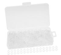 FUNOMOCYA 500 Pezzi S Clips Trasparenti per Braccialetti Elastico Accessori Resistenti Riutilizzabile per Creazioni Fai da Te Kit Chiusure per Braccialetti Colorati Strumento Leggero e