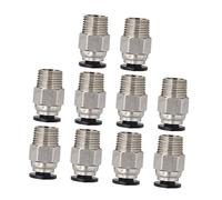 FUNOMOCYA 6 pezzi Connettore Maschio Dritto per Tubo Ptfe Raccordo Push-to-connect per Tubo Stampante Facile Installazione in Spazi Ristretti