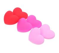 FUNOMOCYA 6 Pezzi Smorzatori Antivibrazione Tennis in Silicone a Forma di Cuore per Racchetta, Facile Installazione e Stabilità Ottimale, per Giocatori Professionisti