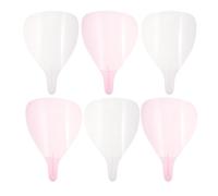 FUNOMOCYA 6 Pezzi Visiera Protettiva in Plastica Riutilizzabile per Parrucchieri e Truccatori, per Acconciature e Trucco Professionale